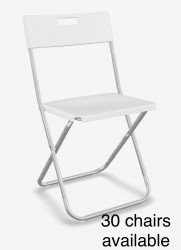 IKEA Folding Chairs - V-Force Party Rentals