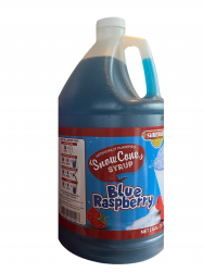 1 Gal Blue Raspberry Snow Cone Syrup with pump