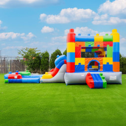 Lego Dual-slide Bounce House Combo