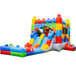 image3 1748667560 Lego Dual-slide Bounce House Combo
